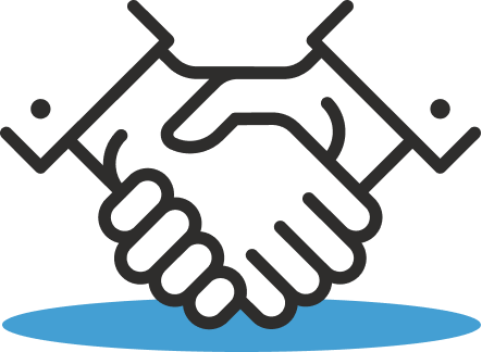 shaking hands icon